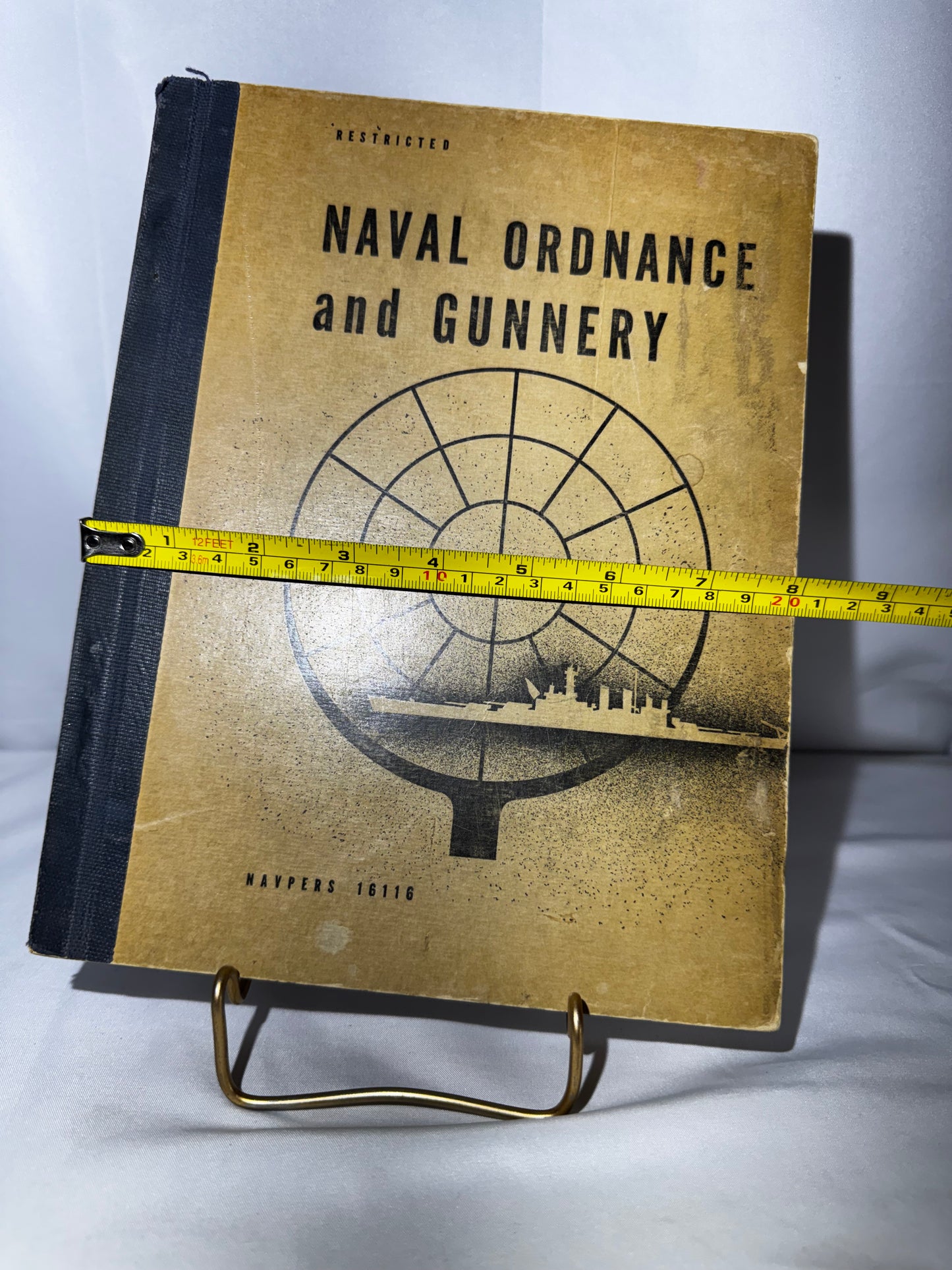 Vintage 1944 Naval Ordnance and Gunnery Manual – NAVPERS 16116