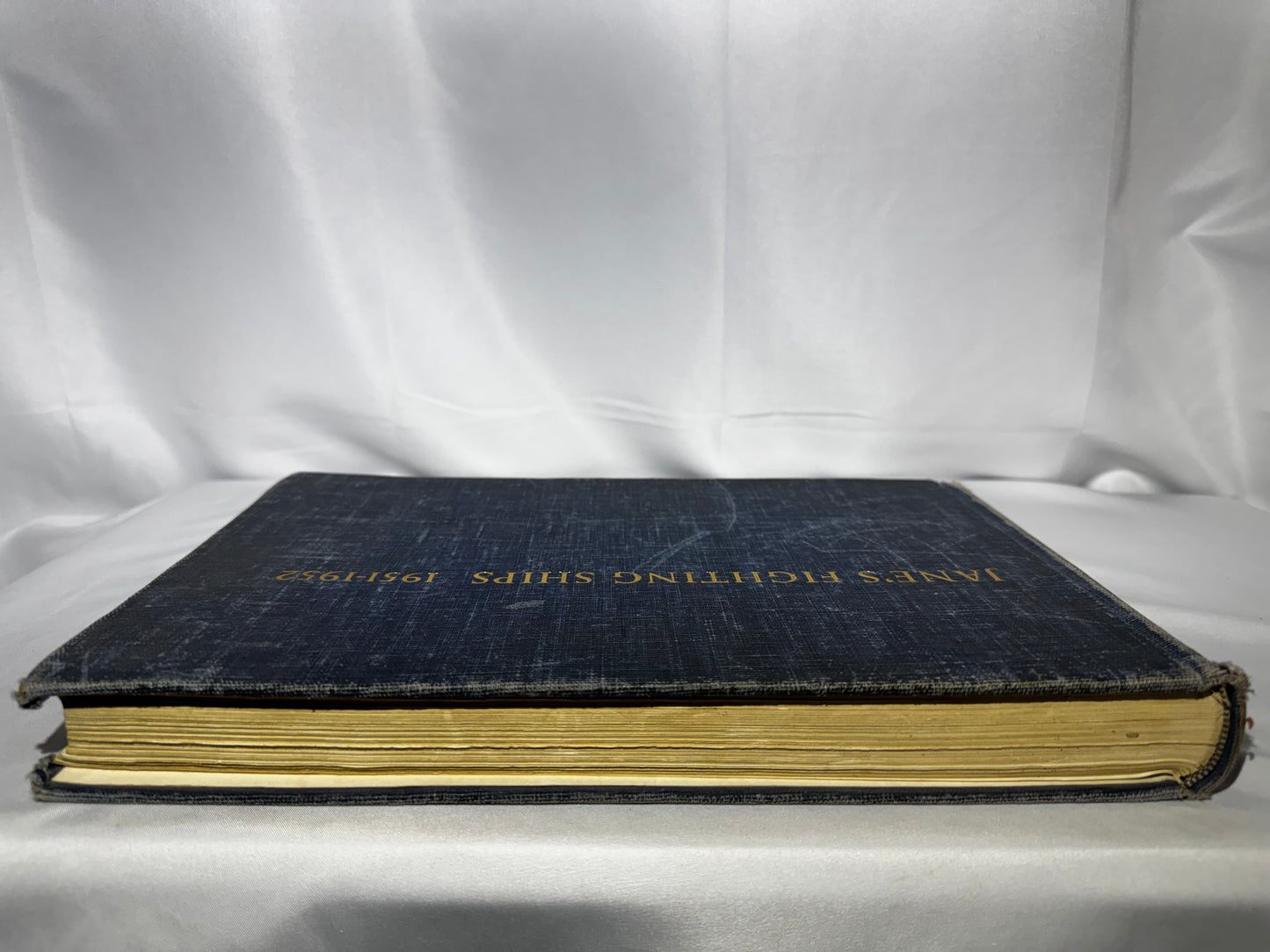 Vintage 1951-1952 Jane’s Fighting Ships Naval Reference Book Blue Hardcover