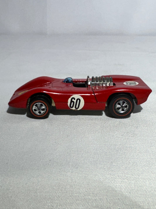 Hot Wheels Redline Ferrari 312P (1969) – Mattel, Hong Kong – US & Foreign Patent Pending
