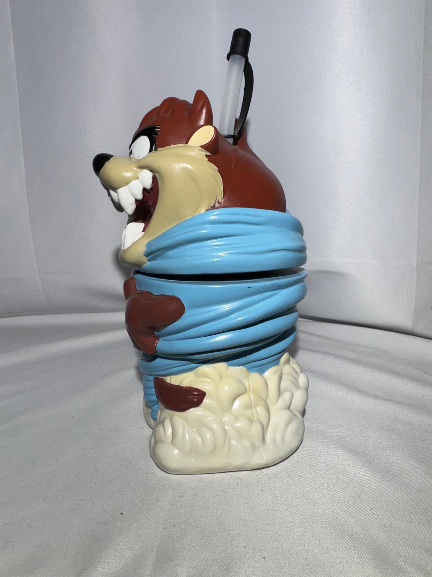 Vintage 1996 Warner Bros. Taz Bottle / Sip Cup – Looney Tunes – Monogram