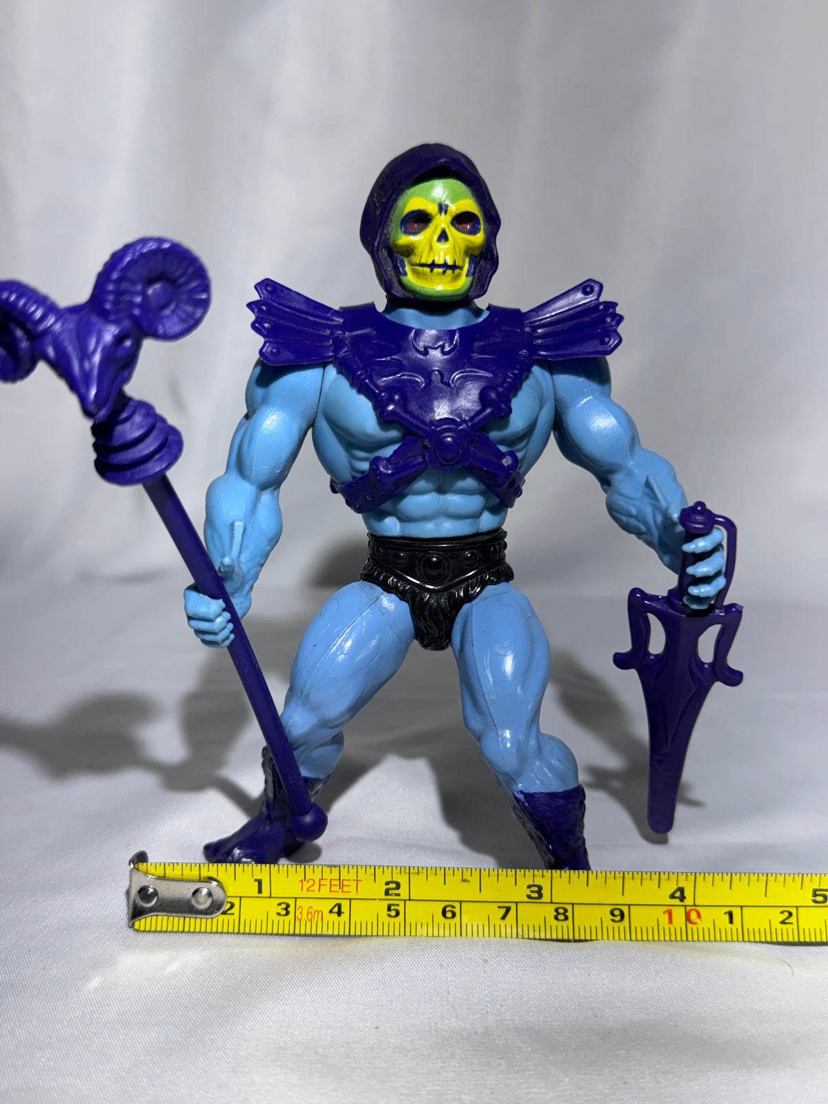 Vintage 1981 Mattel Masters of the Universe Skeletor Action Figure – Complete Accessories
