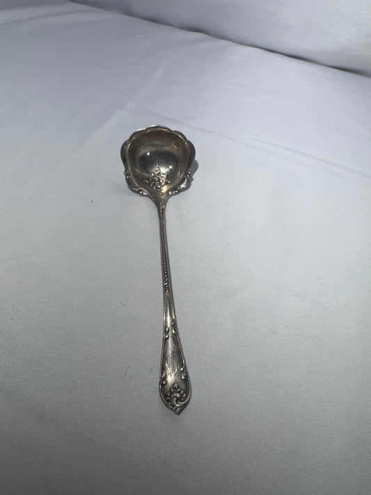 Vintage Wallace Old Atlanta Sterling Silver Cream Sauce Ladle RW&S Ornate