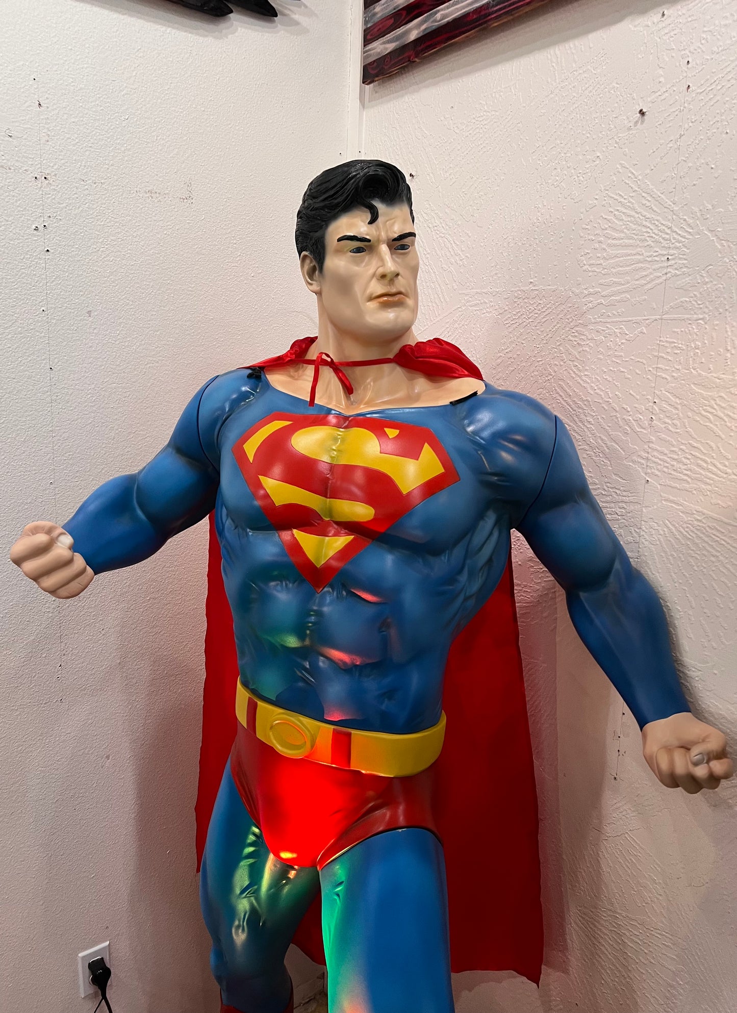 Super Man -  80” Statue - Life Size - Marvel- Lights up