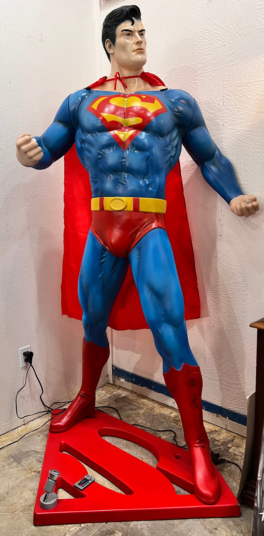 Super Man -  80” Statue - Life Size - Marvel- Lights up