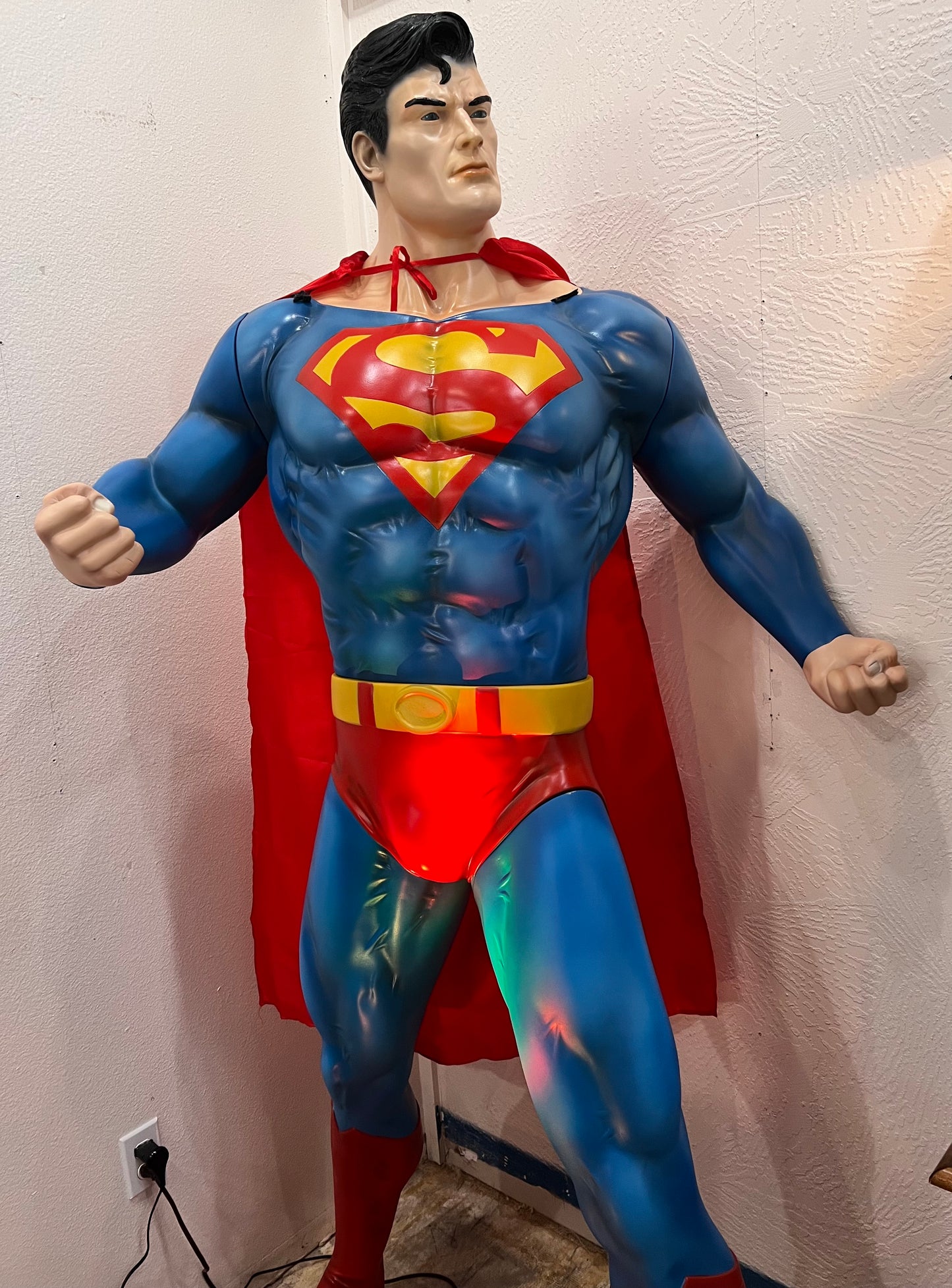 Super Man -  80” Statue - Life Size - Marvel- Lights up