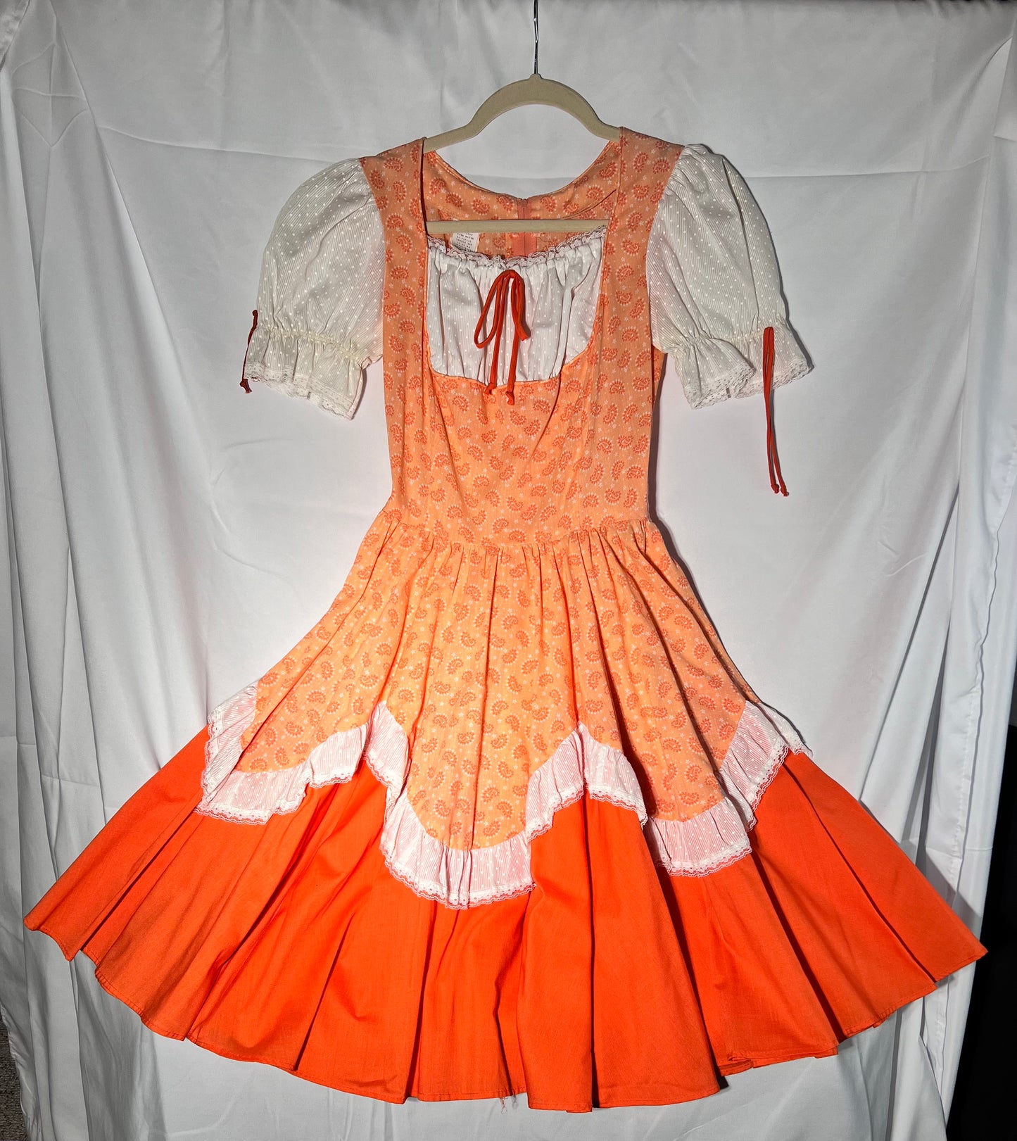 Vintage Square Dancing Dress - Partner Please- size 8 - women’s dress