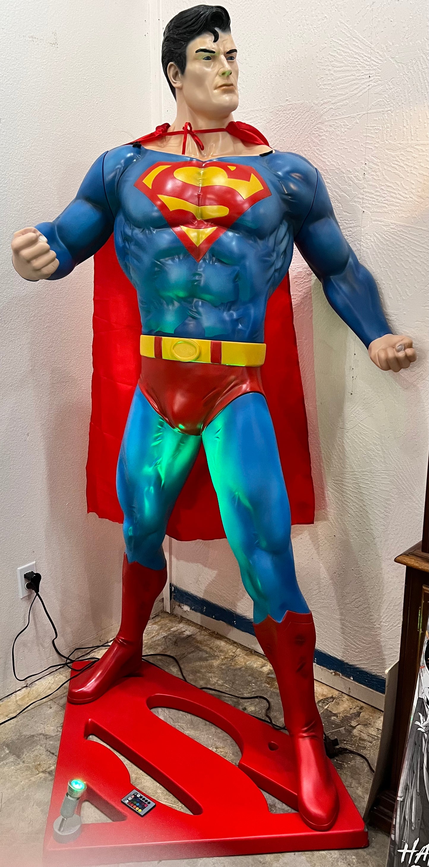 Super Man -  80” Statue - Life Size - Marvel- Lights up