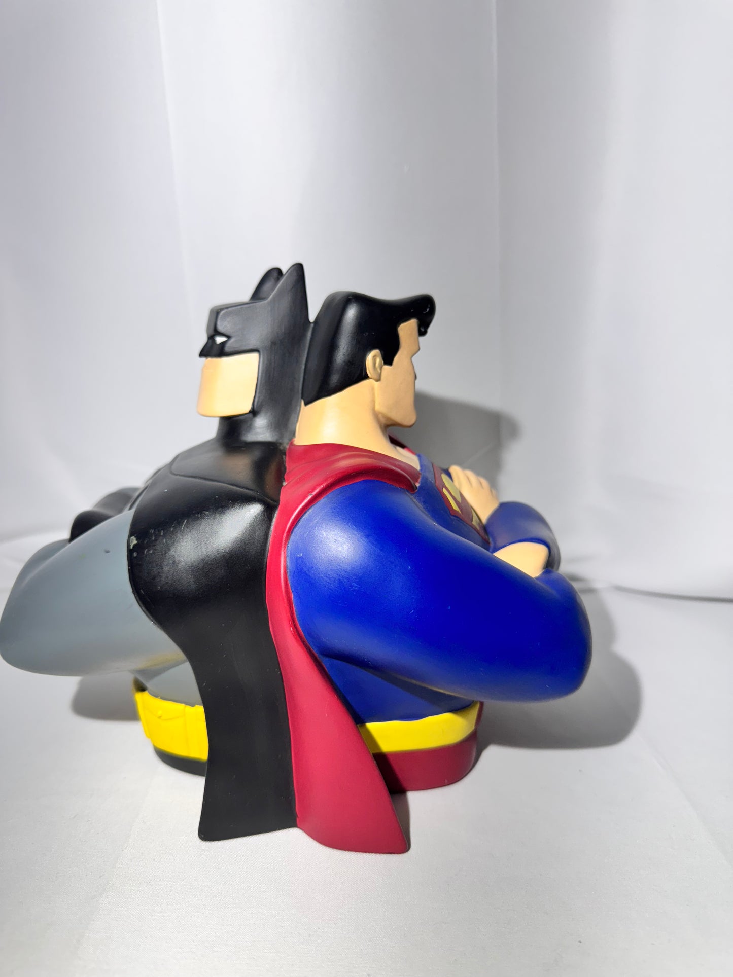 Batman vs Superman- bank- Warner Brothers-DC comics-1999