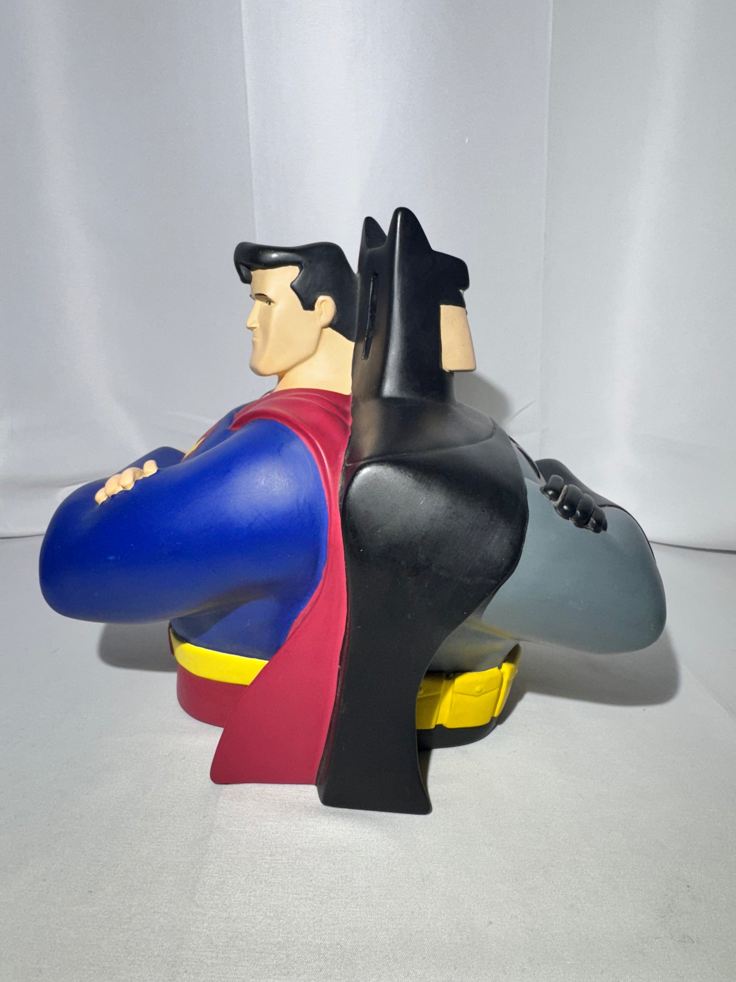 Batman vs Superman- bank- Warner Brothers-DC comics-1999