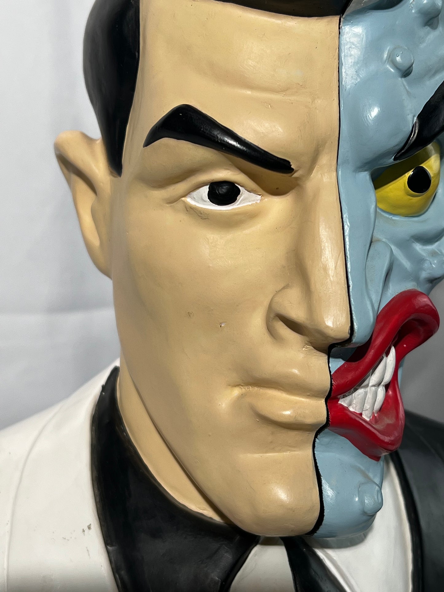 Two Face - 9” bookends - 1995 - DC Comics - Batman character