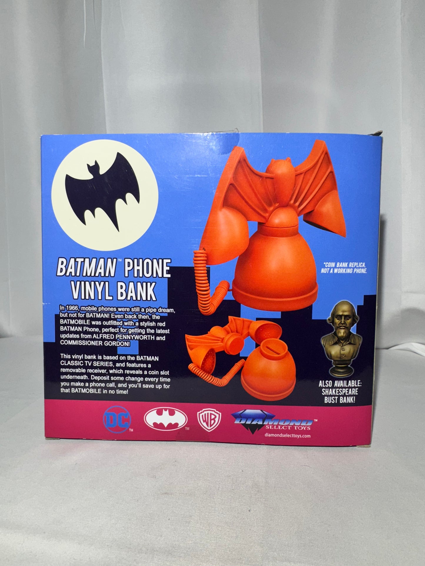 Batman Phone - Vinyl Bank - DC Comics- Warner Brothers