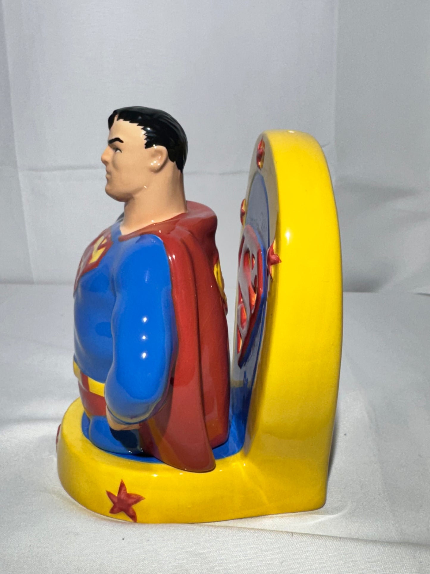 Superman - Salt and Pepper shakers 1997 -Clay Art - Warner Brothers- DC Comics