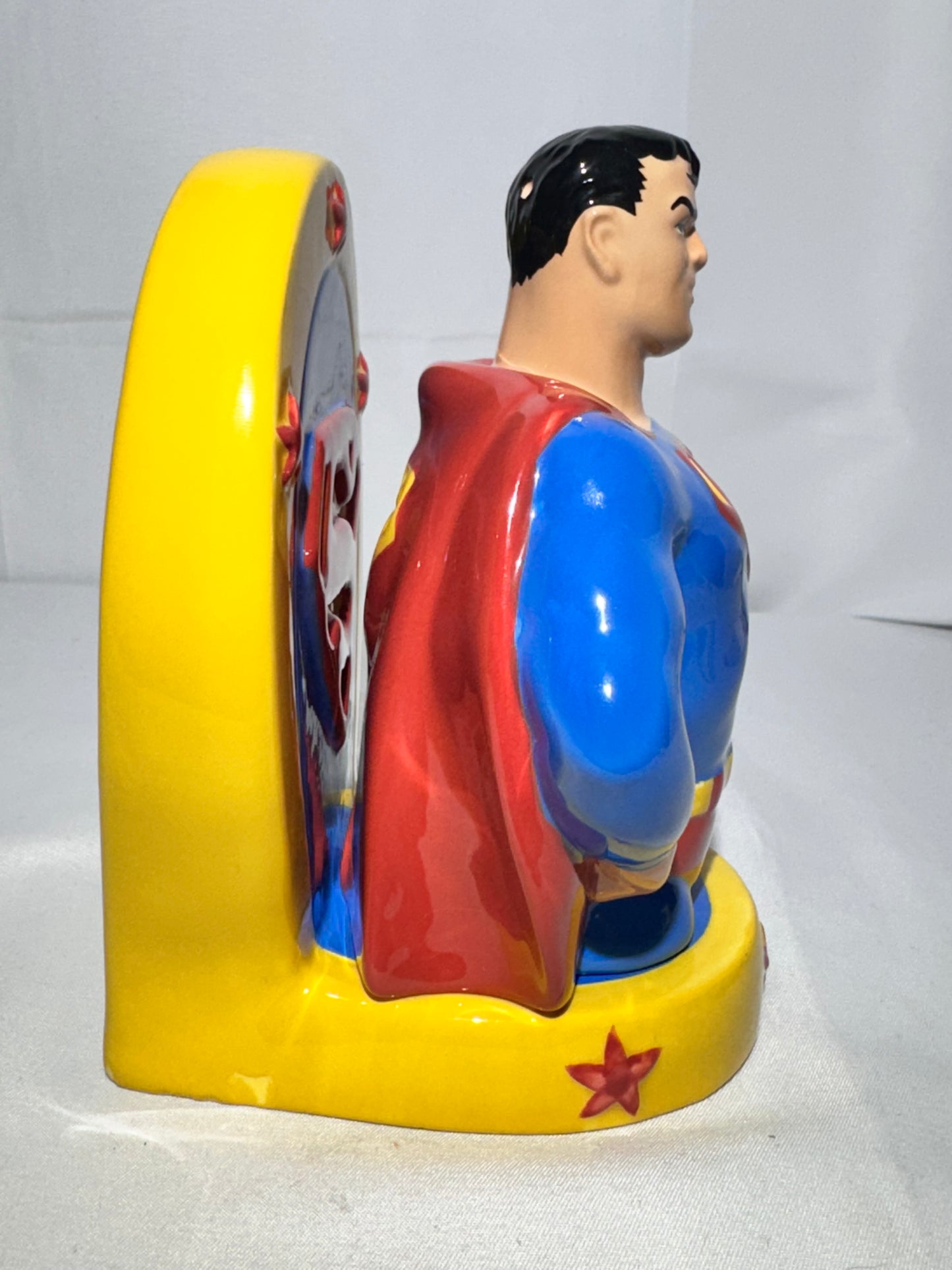 Superman - Salt and Pepper shakers 1997 -Clay Art - Warner Brothers- DC Comics
