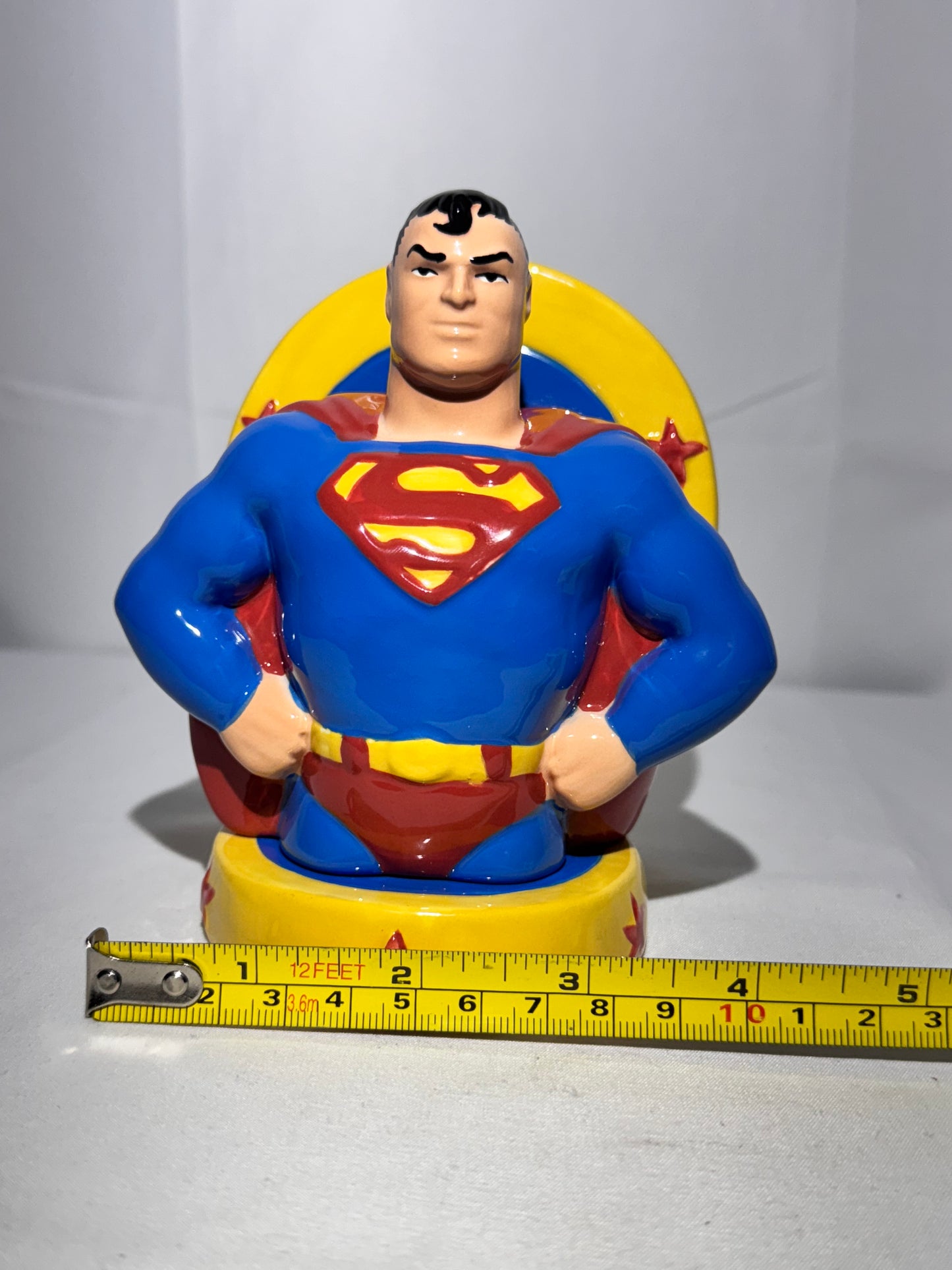 Superman - Salt and Pepper shakers 1997 -Clay Art - Warner Brothers- DC Comics