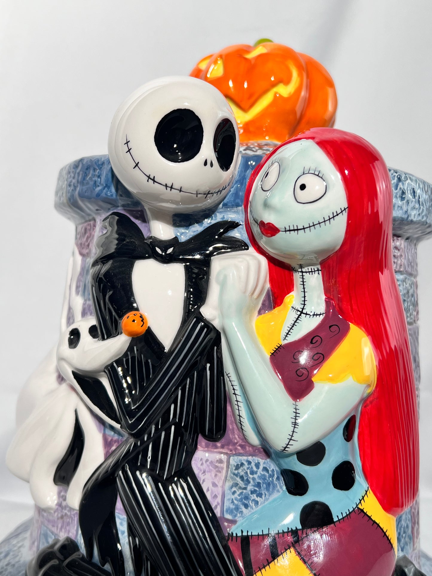 The nightmare before Christmas -12” Cookie Jar- Jack Skellington, Sally and Zero - Disney