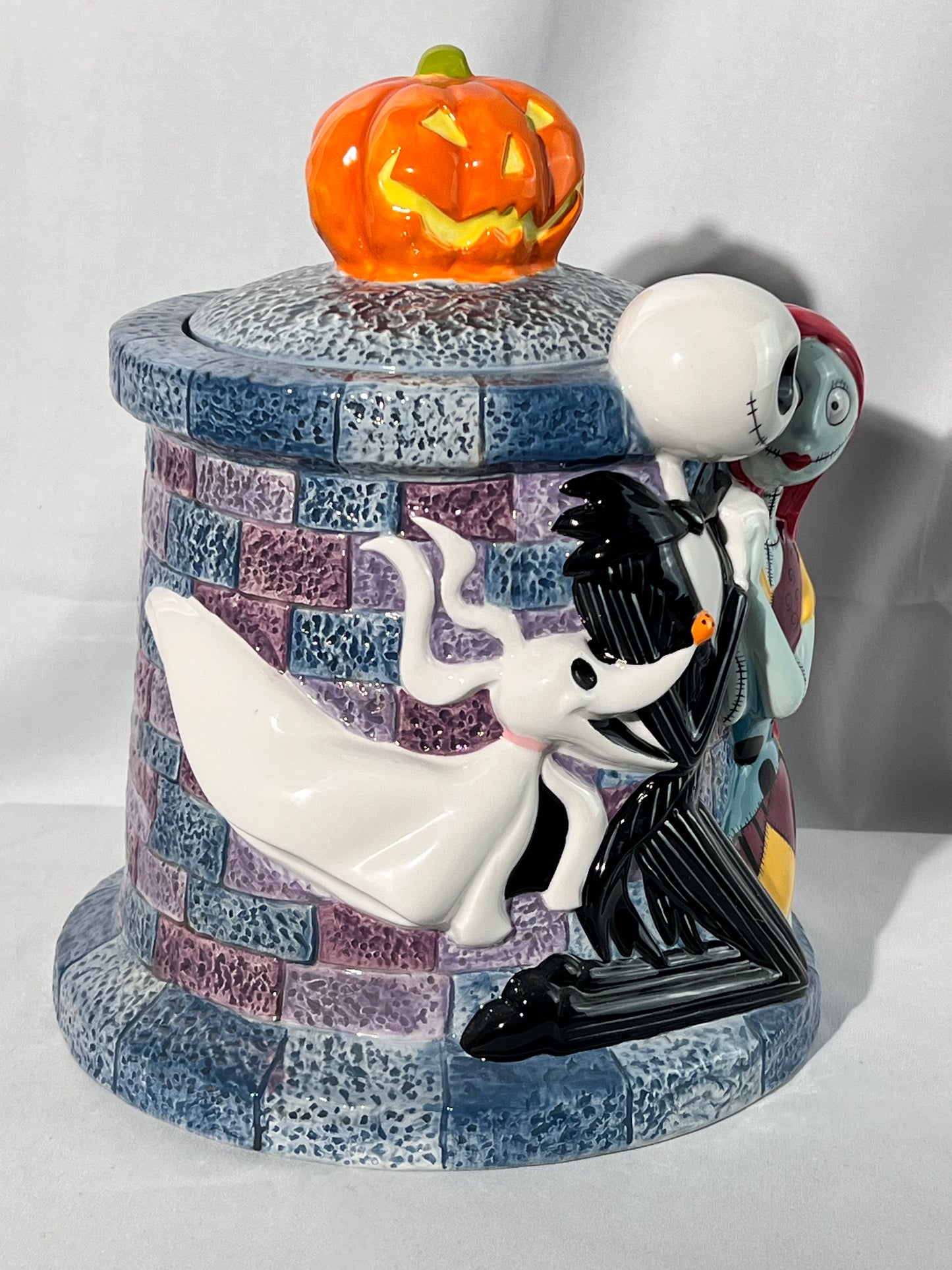The nightmare before Christmas -12” Cookie Jar- Jack Skellington, Sally and Zero - Disney