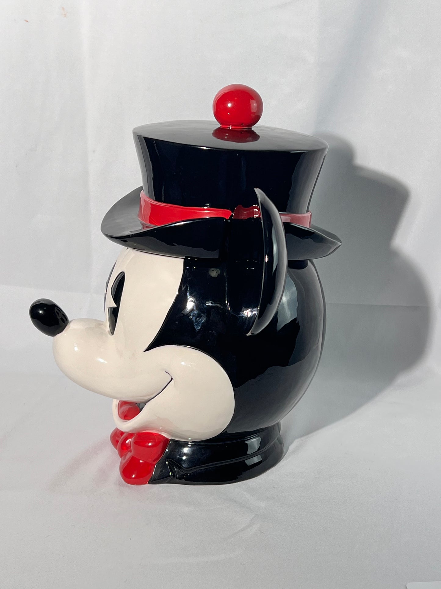Mickey Mouse - 12 1/2” Cookie Jar - Disney- Enesco - made in Malaysia