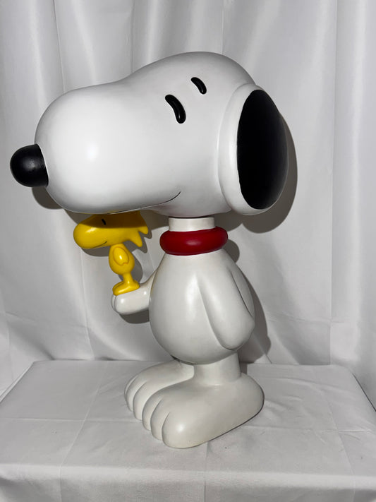 Giant Snoopy and Woodstock- double bubble head - Bank - 24” Funko pop- 2007 - Peanuts