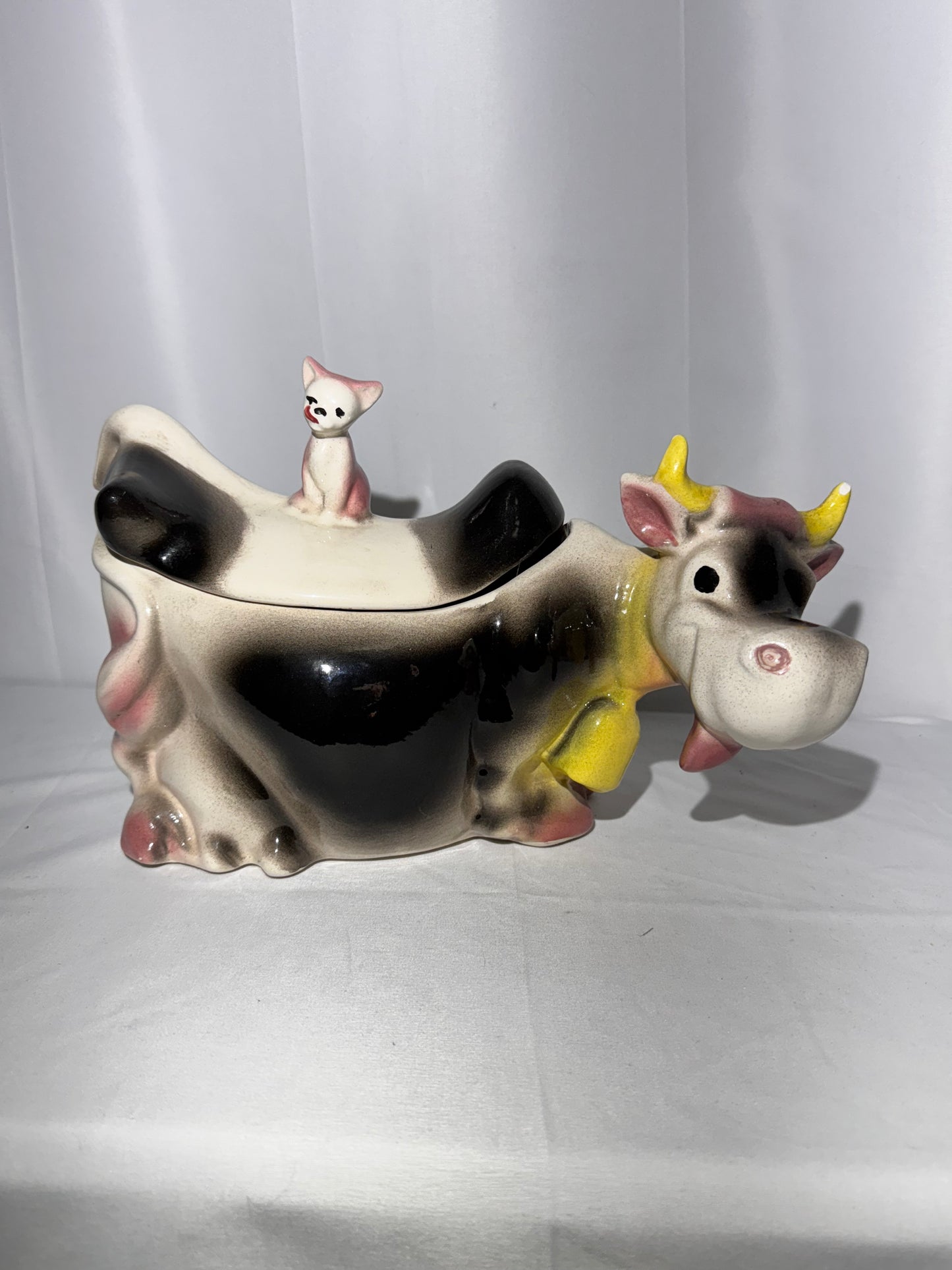 Brush McCoy - Cookie Jar - W10 - made in USA - Cat and Cow