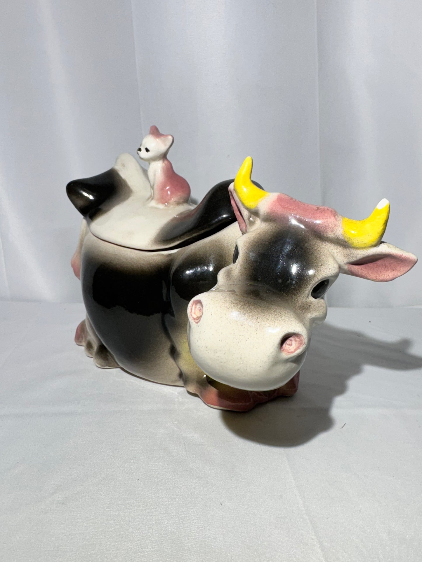 Brush McCoy - Cookie Jar - W10 - made in USA - Cat and Cow