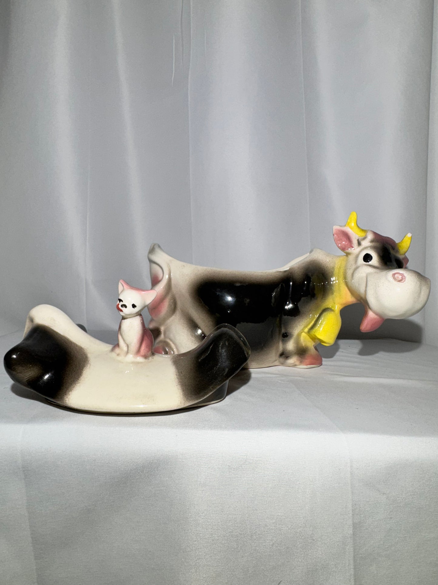 Brush McCoy - Cookie Jar - W10 - made in USA - Cat and Cow