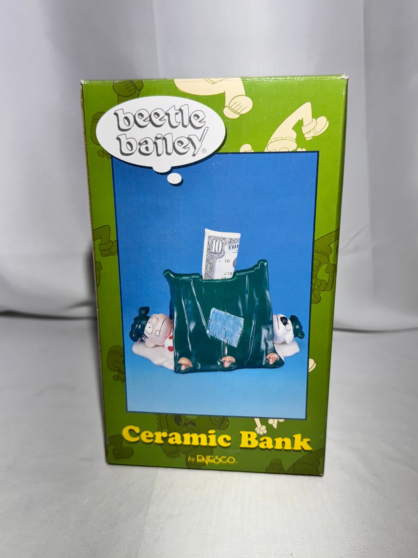Beatle Bailey - ceramic bank - Enesco - Comic -item number 686530
