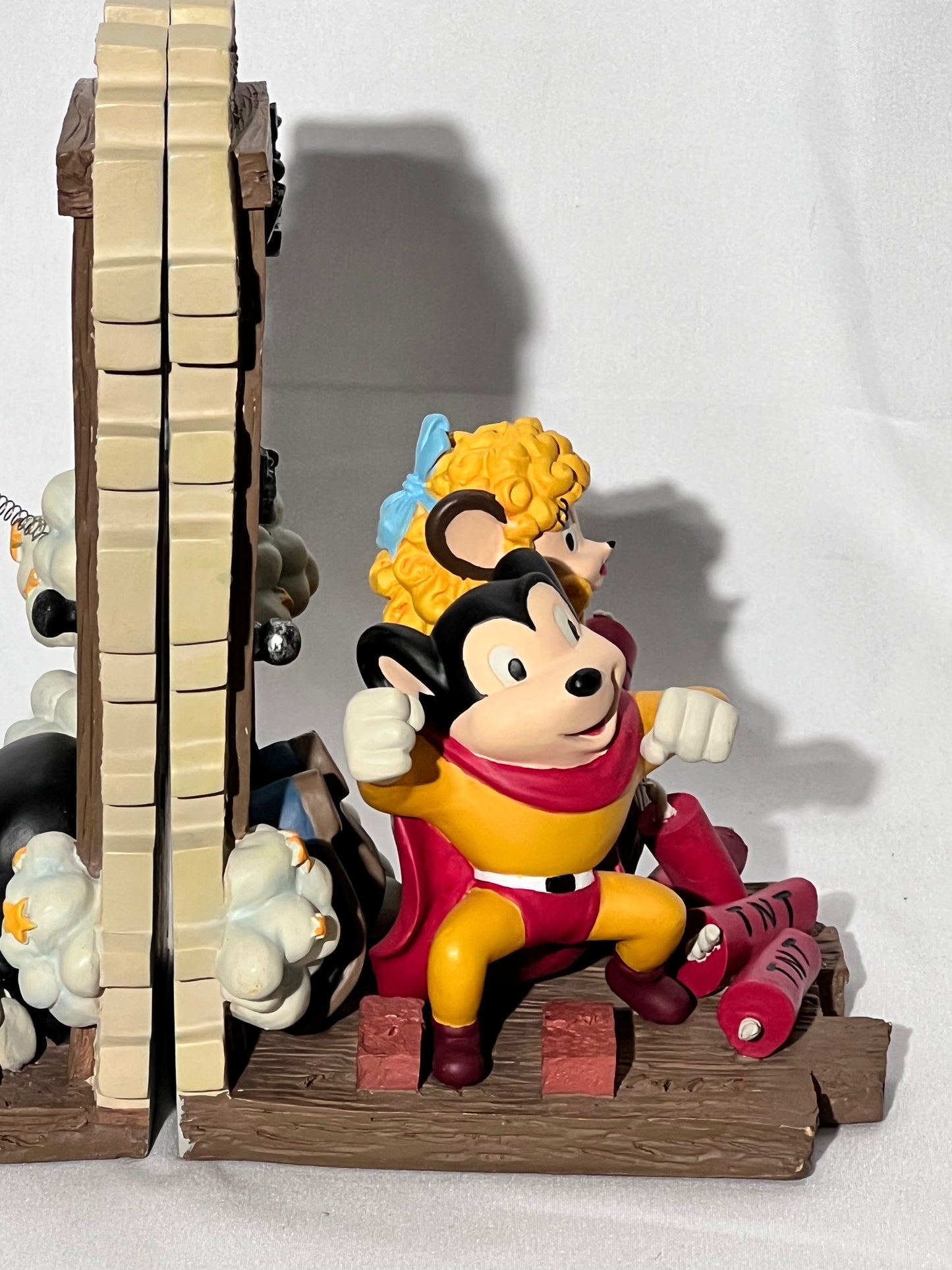 Mighty Mouse- Bookends - terrytoons - Pearl Pureheart - Oil Can Harry