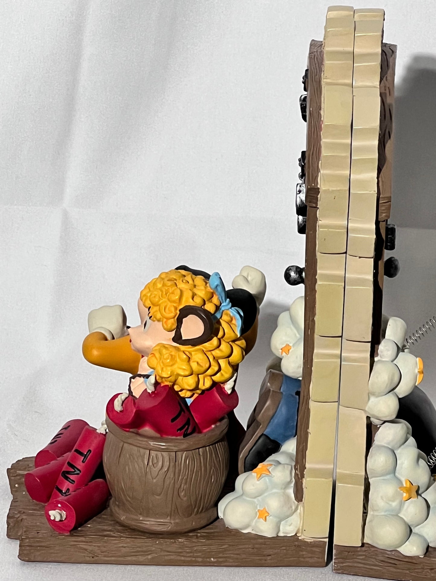 Mighty Mouse- Bookends - terrytoons - Pearl Pureheart - Oil Can Harry