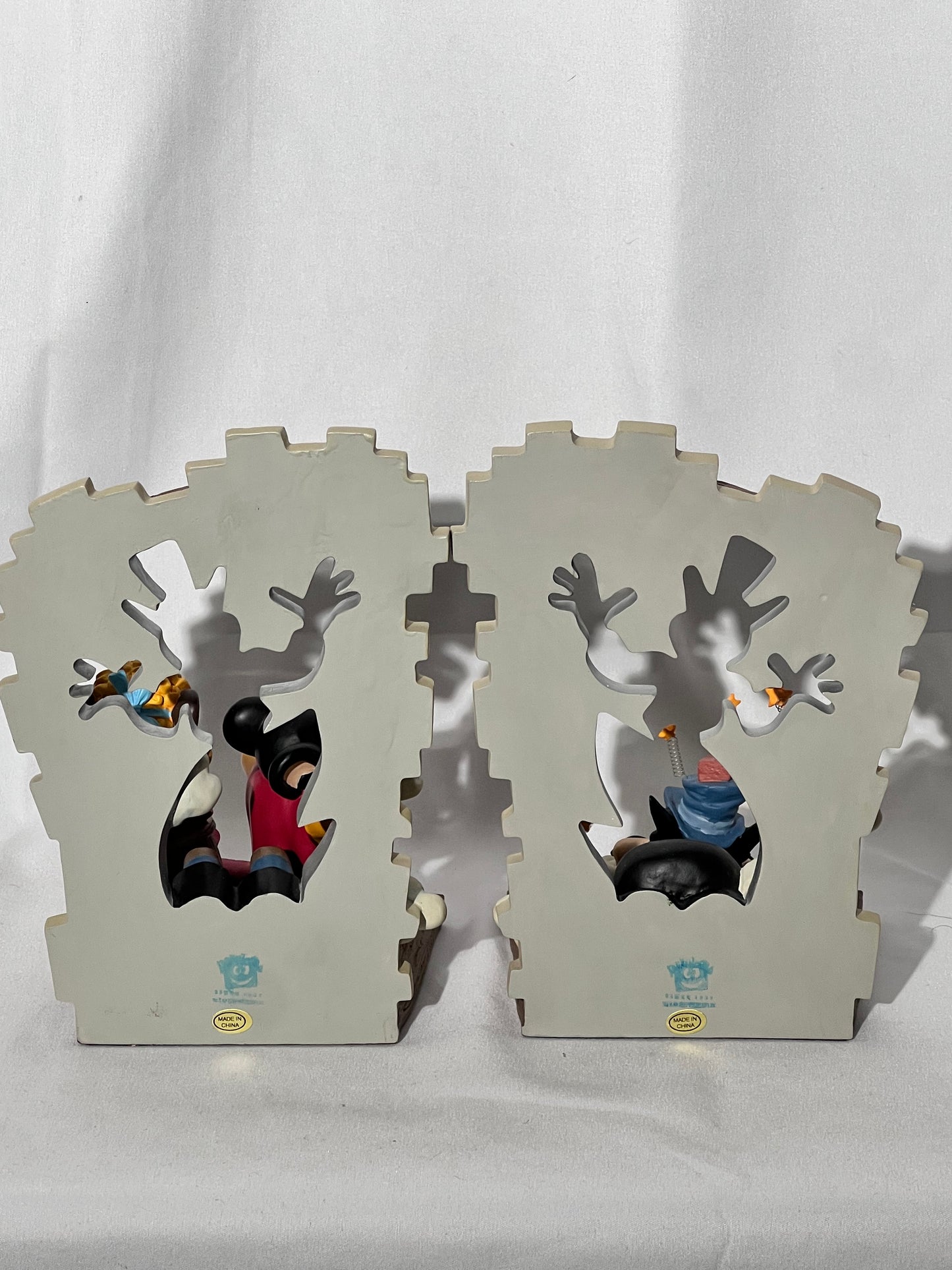 Mighty Mouse- Bookends - terrytoons - Pearl Pureheart - Oil Can Harry