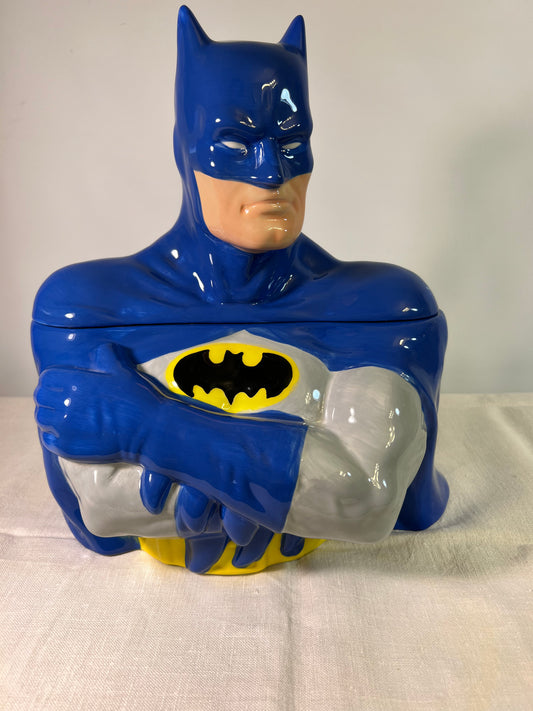 Batman- Blue Cookie Jar- # 13086- Dc Comics- Westland giftware