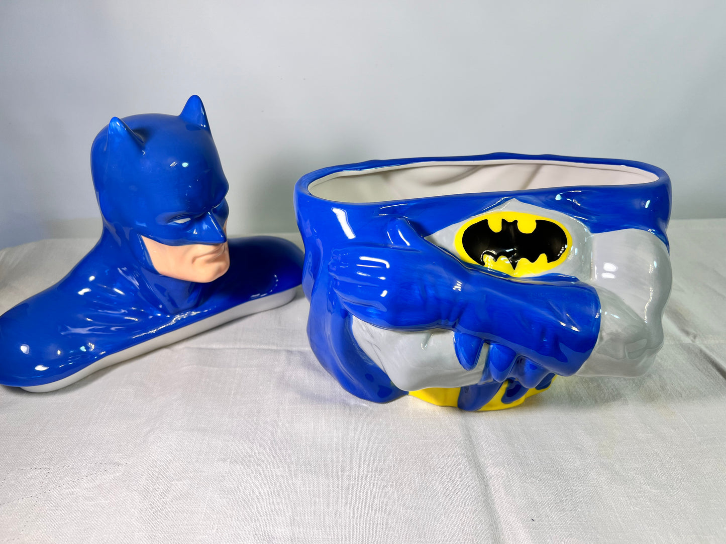 Batman- Blue Cookie Jar- # 13086- Dc Comics- Westland giftware