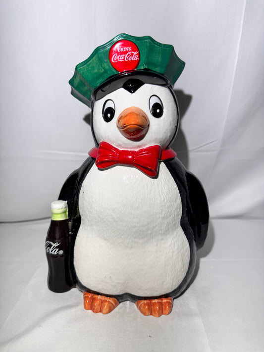 Coca-Cola Penguin- Cookie Jar -1997