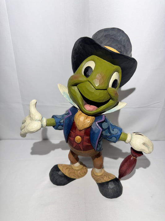 Jiminy Cricket - 13.5” Figure- Disney tradition-“crickets the name, Jiminy cricket” - Jim Shore - #6005972-Pinocchio ￼