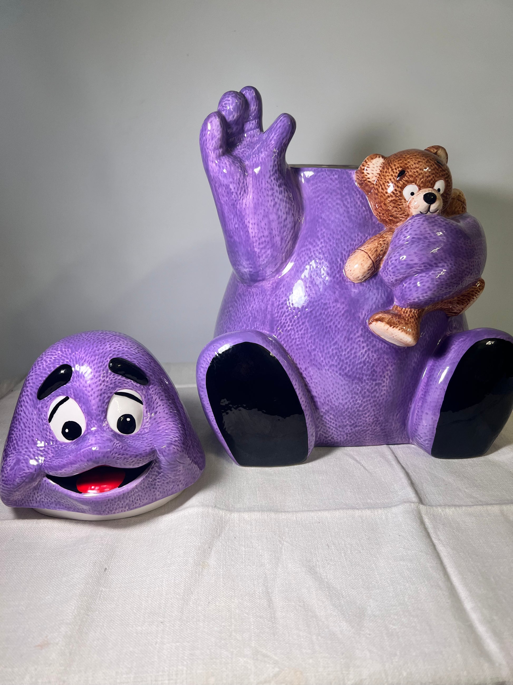 Vintage- Grimace -cookie jar -McDonald’s-1997