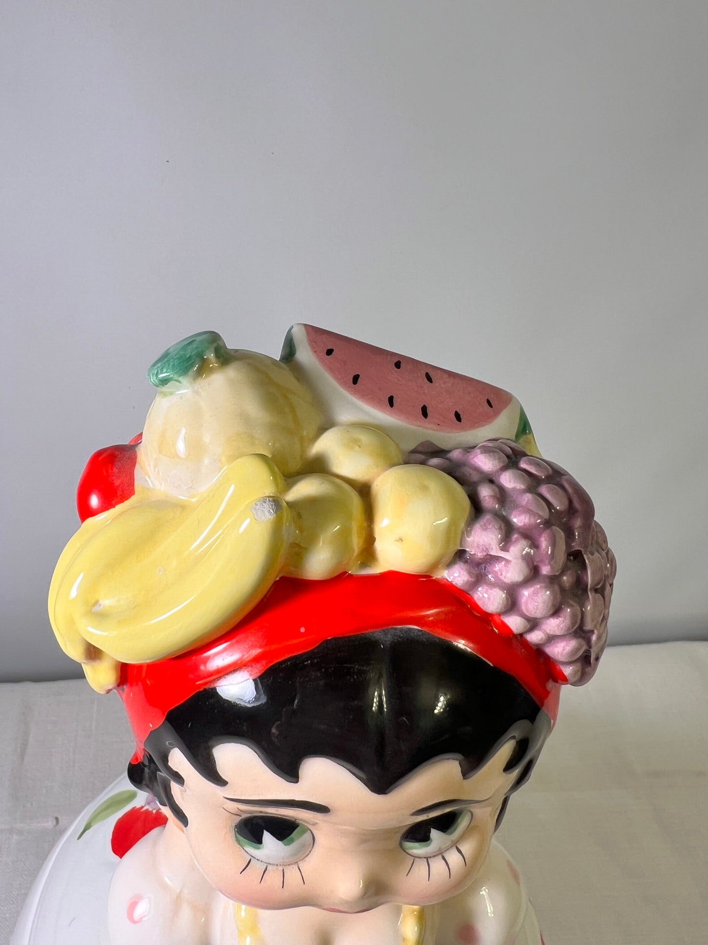 Betty Boop- Carmen Miranda- Cookie Jar-1985 King Features Syndicate