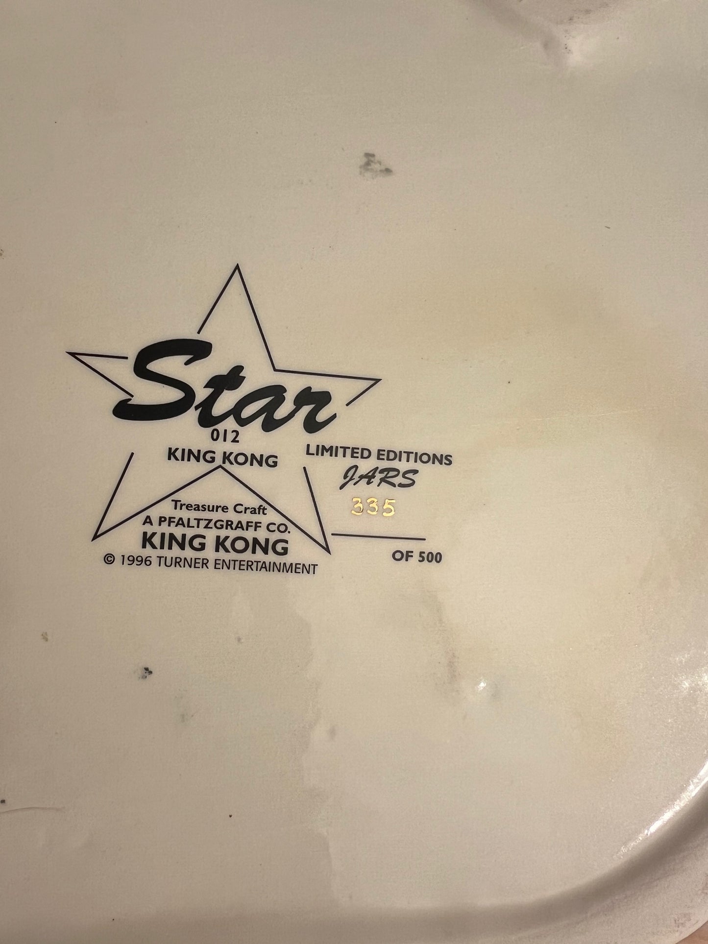 King Kong-1996-Stars -limited edition #335/500- Cookie Jar