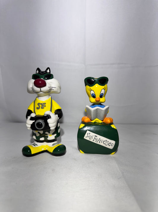 Tweety Bird and Sylvester- Salt and Pepper- San Francisco- Warner Brothers- Looney Tunes