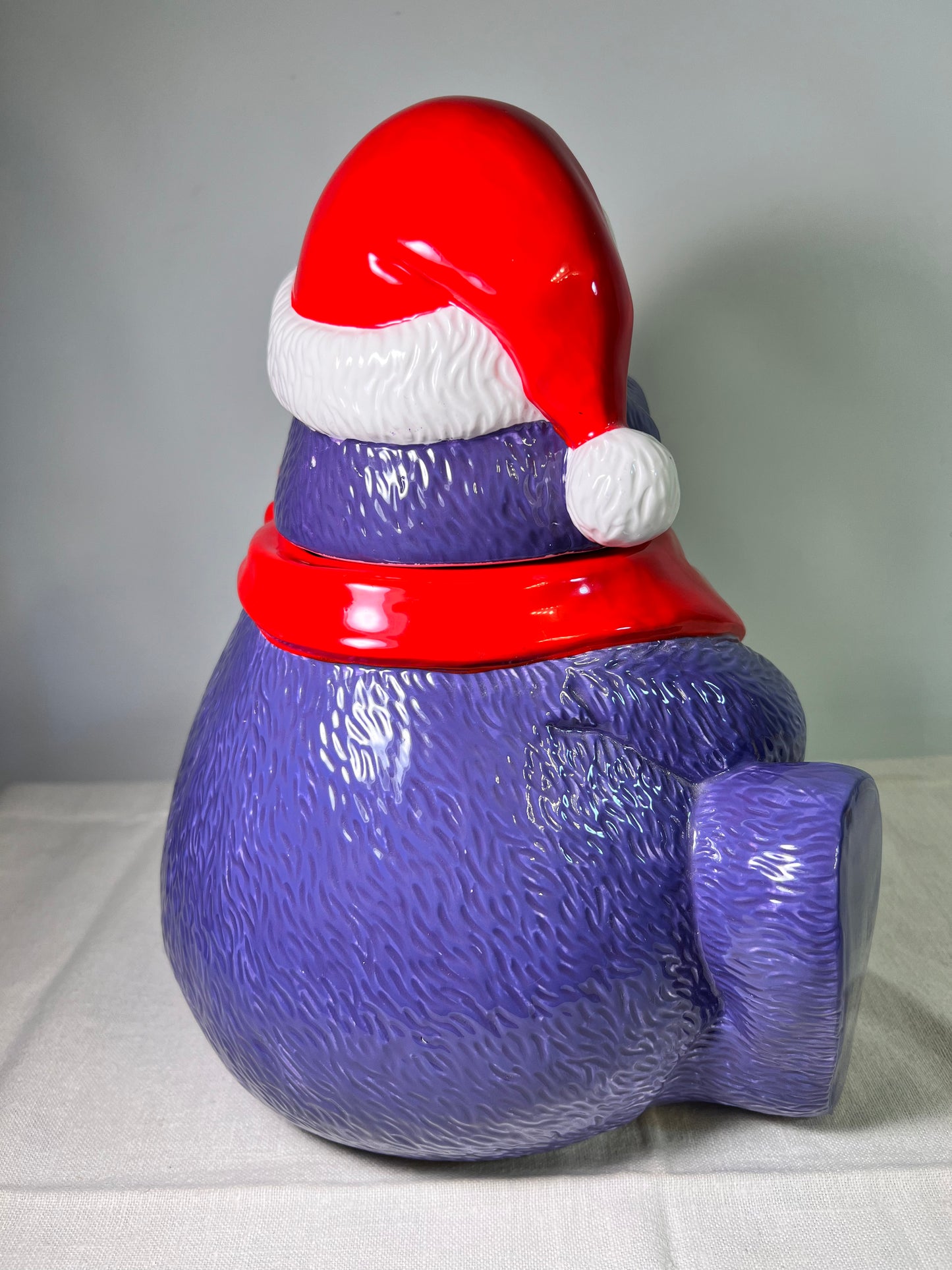 Grimace-McDonald’s- Cookie Jar-1997-Christmas