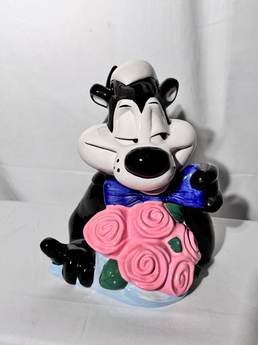 Pepe Le Pew and Penelope - 11” Cookie Jar - Warner Brothers-Looney Tunes