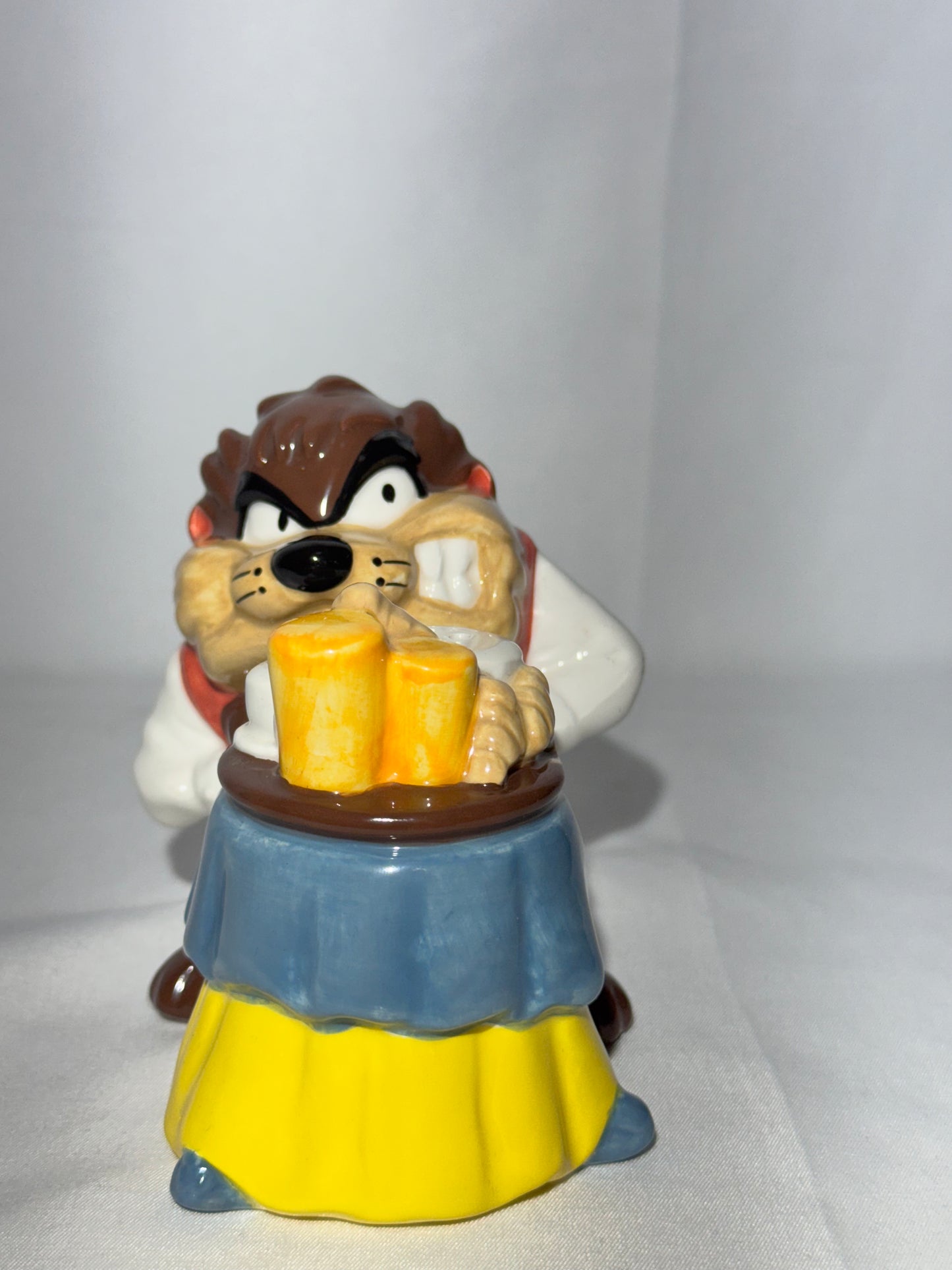 Looney Tunes Taz Salt & Pepper Shakers – Warner Bros. Tropical Diffusion – Vintage Collectible