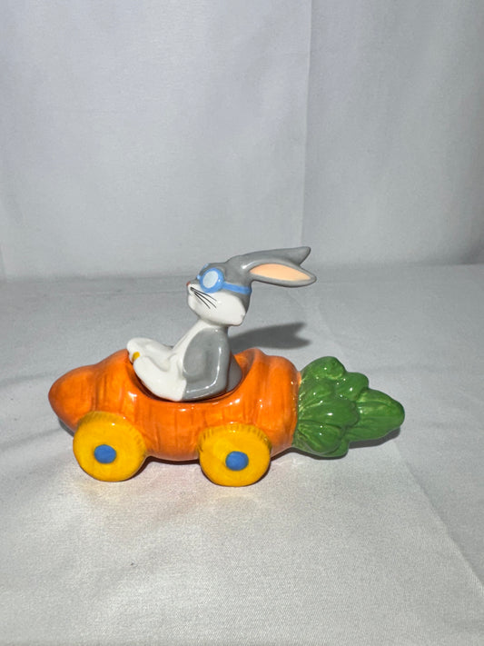 Bugs Bunny & Carrot Car Salt & Pepper Shakers – Warner Brothers- Looney Tunes
