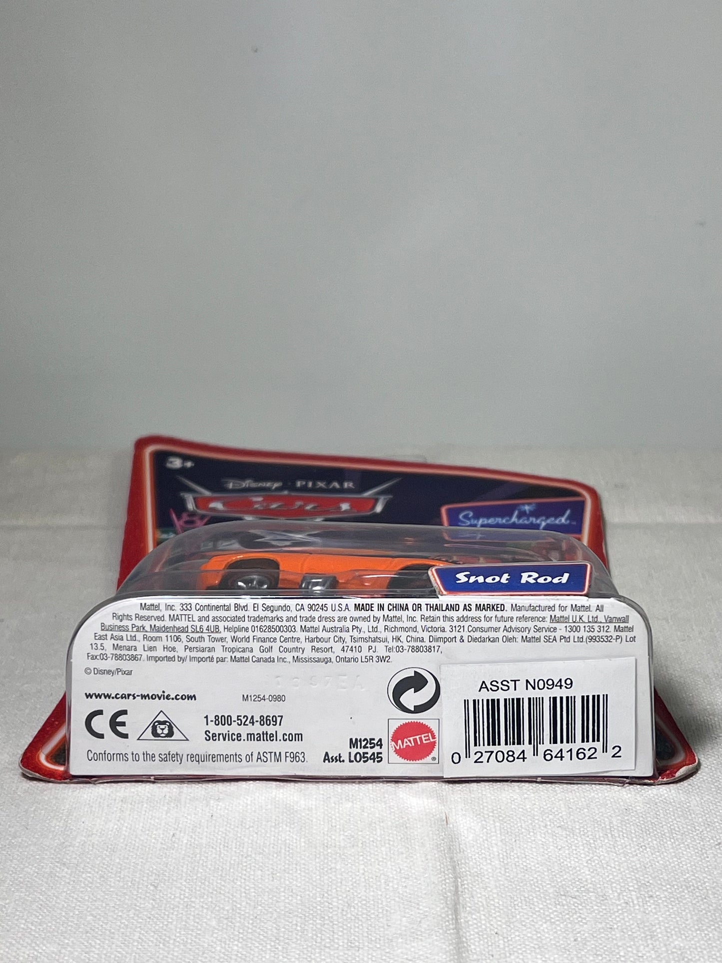 Disney- Pixar-Cars- Snot Rod-supercharged-M1254 L0545