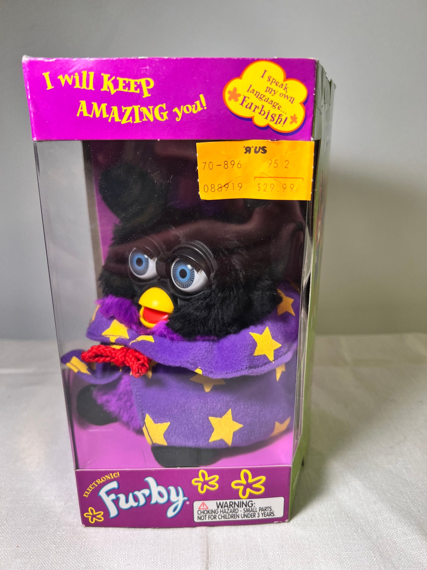 Furby- Tiger Electronics- 1999- Model 70-896- Special Edition- Toys-R-Us- Wizard-NIB