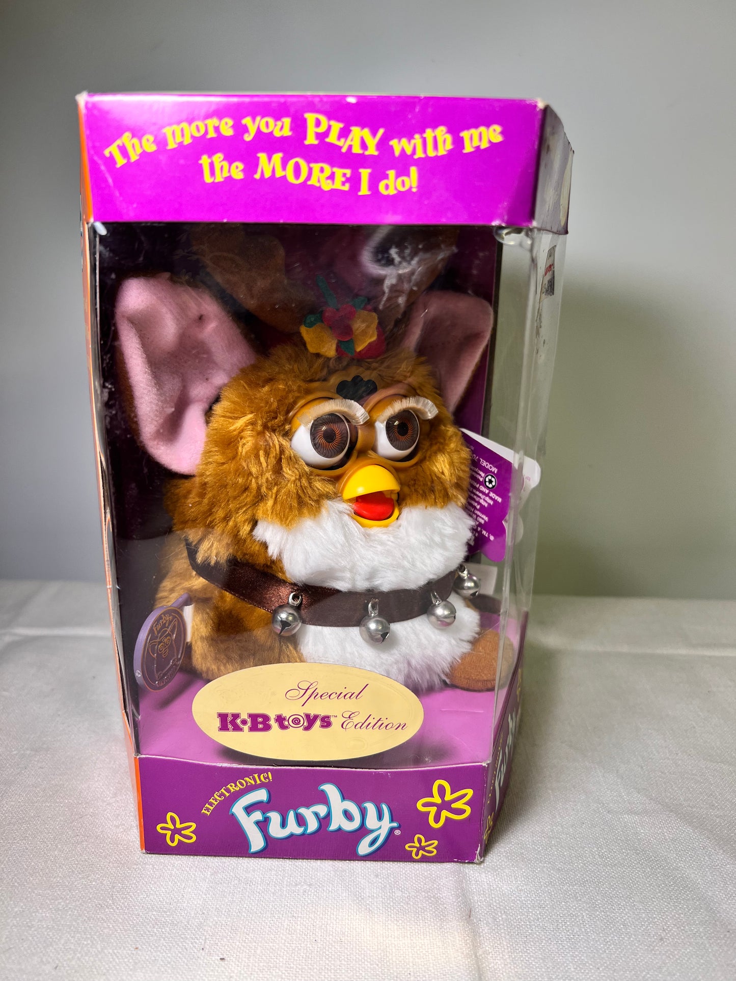 Furby-Tiger Electronics- Holiday Reindeer-1999- K B Toys-Limited Edition