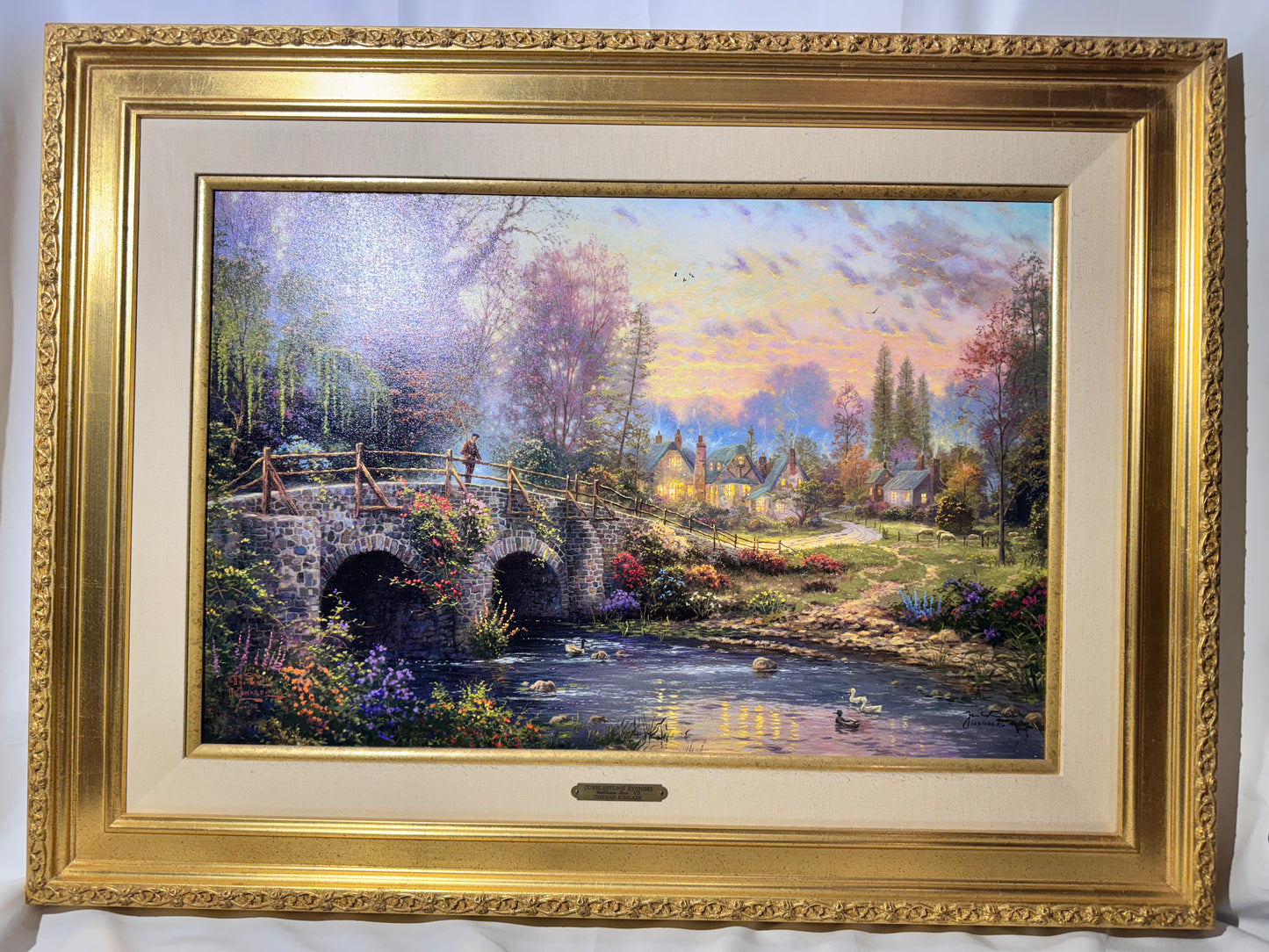 Thomas Kinkade “Cobblestone Lane VII” – Limited Edition  #123/250 E/P
