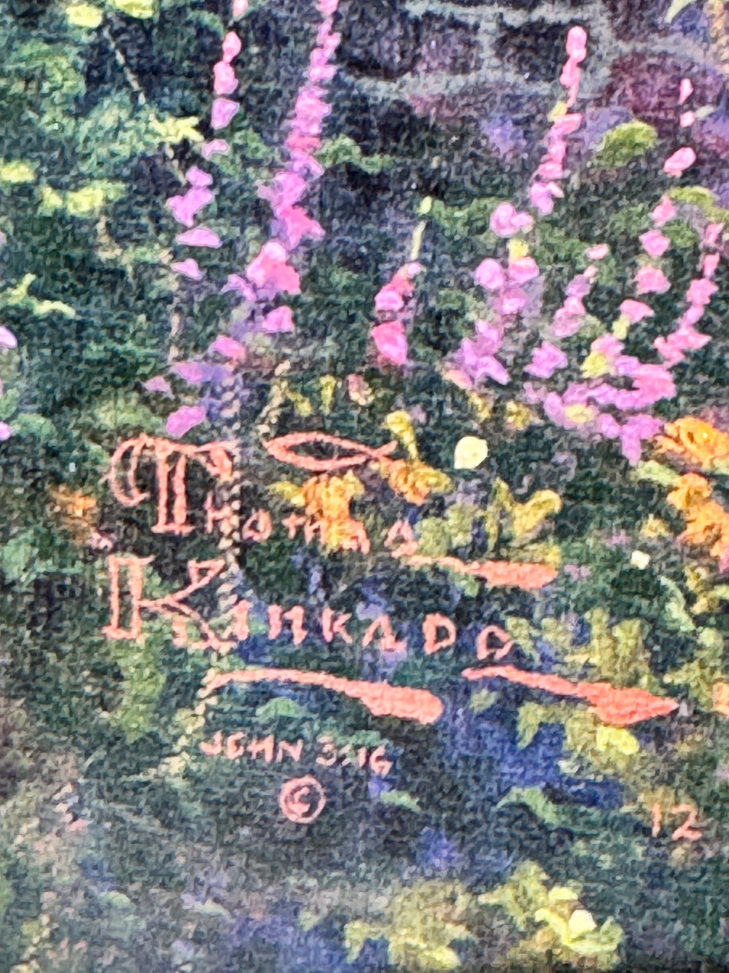 Thomas Kinkade “Cobblestone Lane VII” – Limited Edition  #123/250 E/P