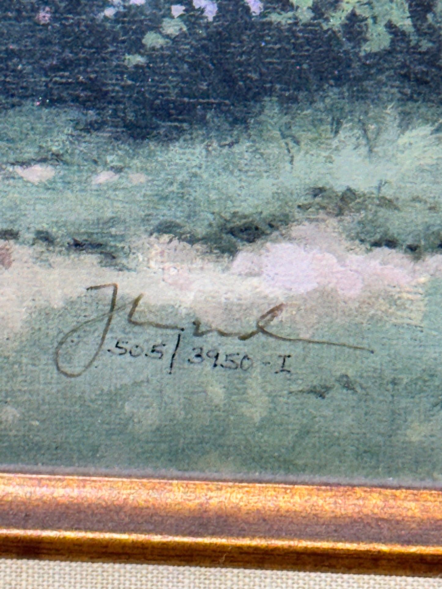 Thomas Kinkade – Foxglove Cottage (Flower Cottages of Carmel III) – Signed & Numbered Framed Canvas