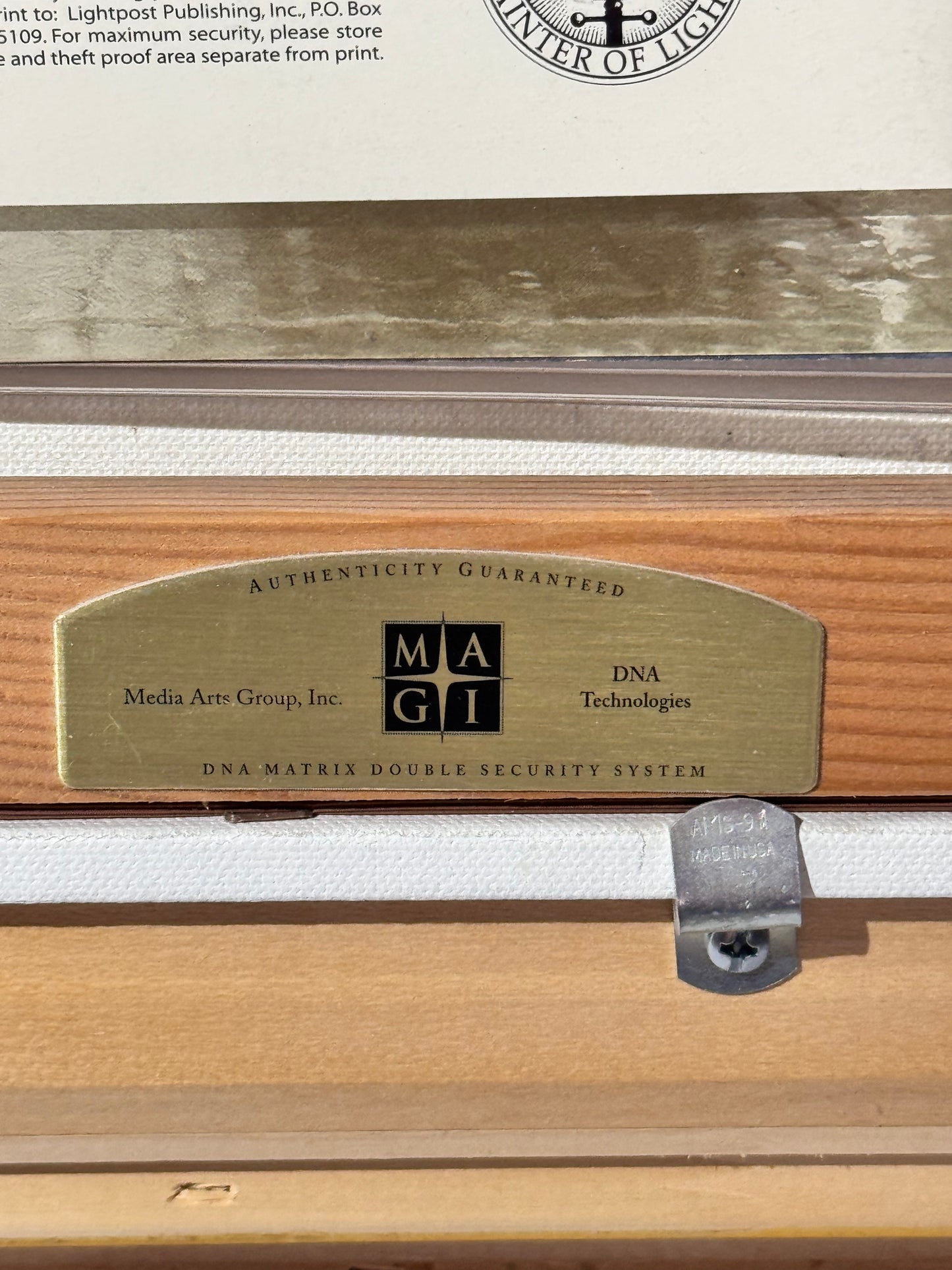 Thomas Kinkade – Foxglove Cottage (Flower Cottages of Carmel III) – Signed & Numbered Framed Canvas