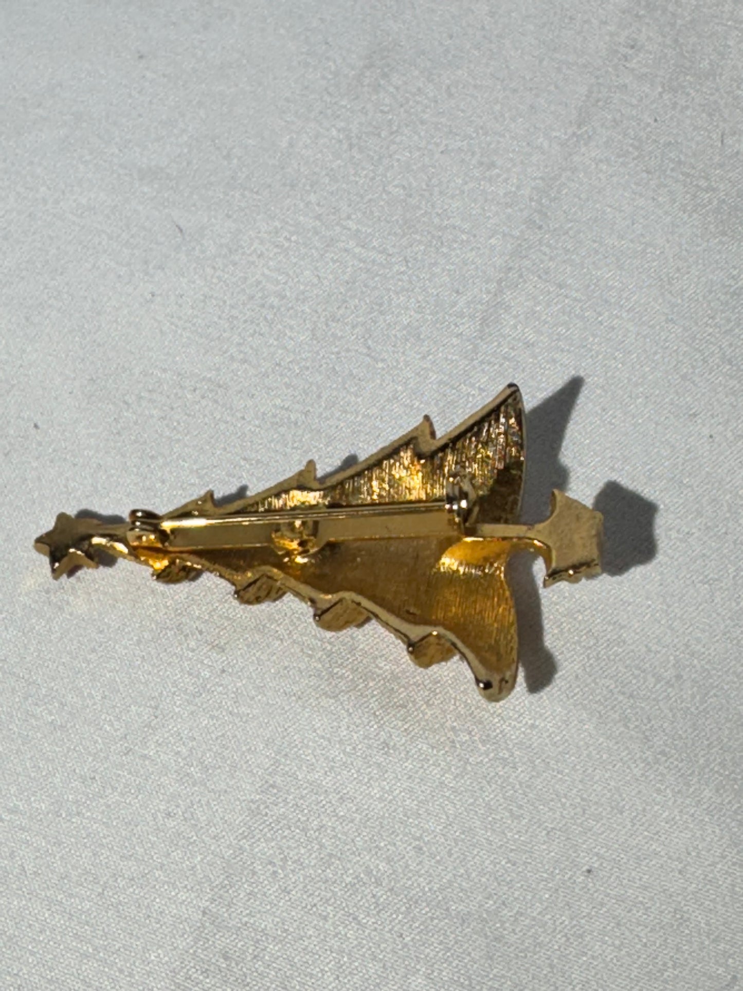 Vintage Christmas Tree Brooch – Festive Holiday Jewelry-multicolor