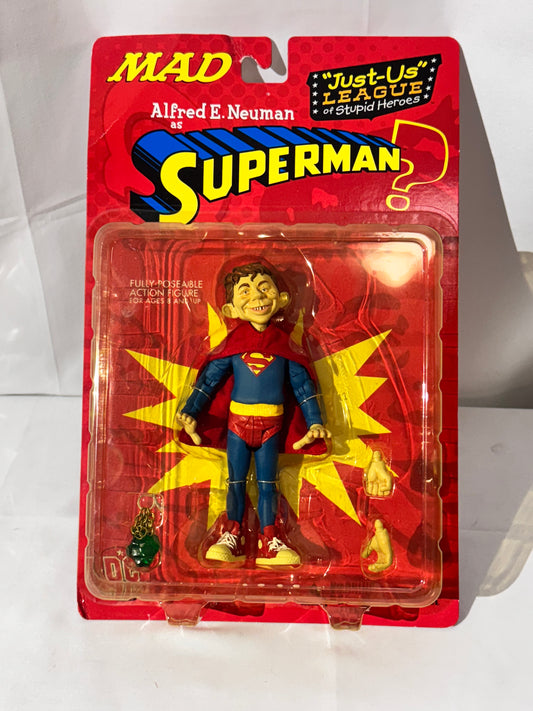 Alfred E. Neuman as Superman – DC Direct “Just-Us”League of Stupid Heroes– Action Figure